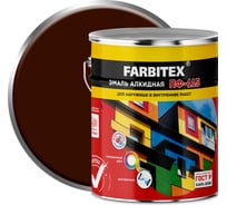 Алкидная эмаль FARBITEX ПФ-115 (шоколадный; 5 кг) 4300004383