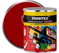 Алкидная эмаль FARBITEX ПФ-115 (красный; 5 кг) 4300004193