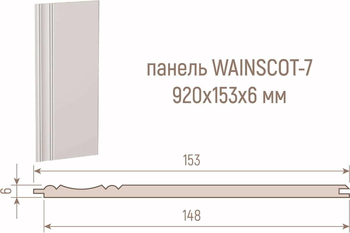 Стеновая панель Стильный Дом Wain 007 белая эмаль, упаковка 10 планок  v530040 - выгодная цена, отзывы, характеристики, фото - купить в Москве и РФ