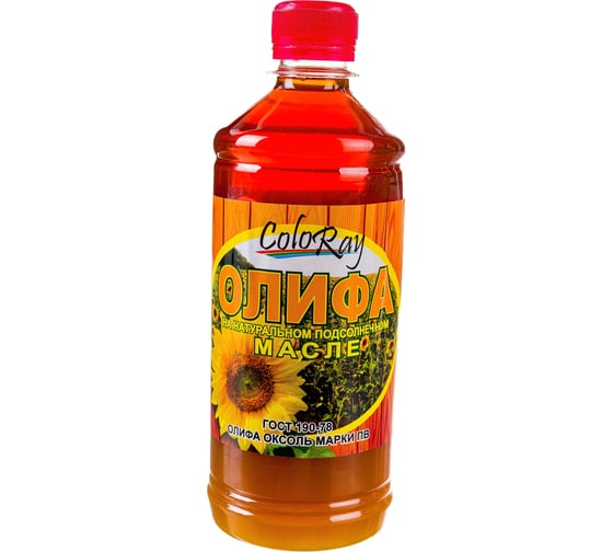 Олифа Optima Оксоль (0,5 л; на натуральной основе) 68027 1