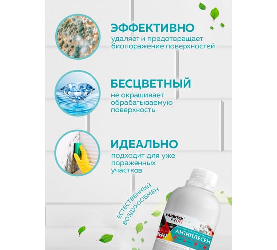 Универсальный антисептик для любых поверхностей FARBITEX Антиплесень 4300006812