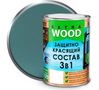 Защитно-красящий состав 3в1 FARBITEX EXTRA (утренний туман; 0.8 л) 4300007396