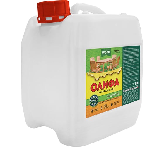 Льняная натуральная олифа FARBITEX 3 л 4300010322 1
