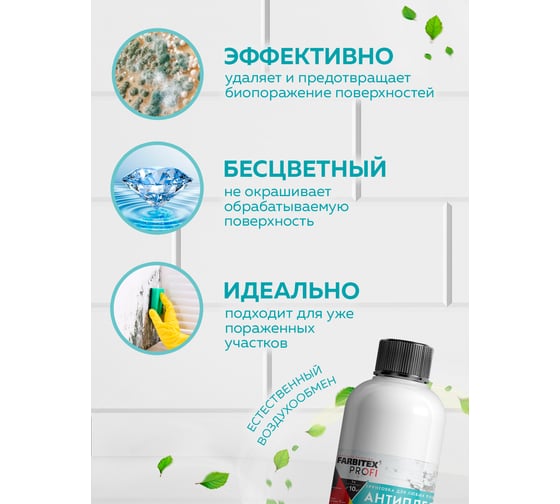 Универсальный антисептик для любых поверхностей FARBITEX Антиплесень 4300008993