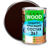 Защитно-красящий состав 3в1 FARBITEX EXTRA (орех; 0.8 л) 4300007389