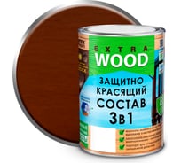Защитно-красящий состав 3в1 FARBITEX EXTRA (тик; 0.8 л) 4300007390