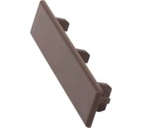 Торцевая пластиковая заглушка для доски ДПК Grinder deco шоколад, 125x25 мм, 10 шт. TD 26