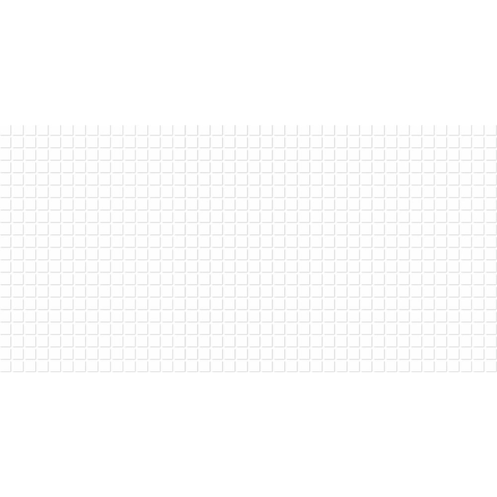 Набор декоративных панелей ПВХ Пластмаркет (мозаика; 485x960 мм; белая .