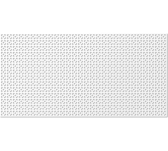 Декоративная панель Стильный Дом Дамаско 120x60 см, 18 шт. белый v546971