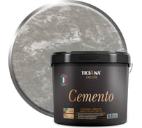 Декоративная штукатурка Ticiana DeLuxe Cemento 8 л 4300008036 21941614