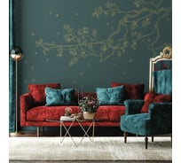 Фотообои ООО Ортограф Sakura branch green 3.97x2.7 м OF_34327