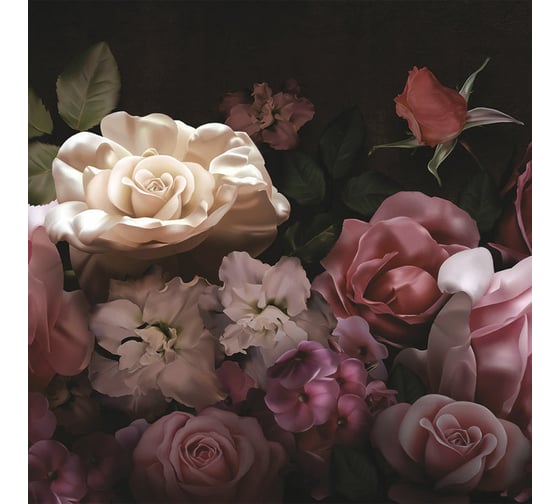 Фреска ООО Ортограф Bouquet of roses red 3x3 м FX_31629