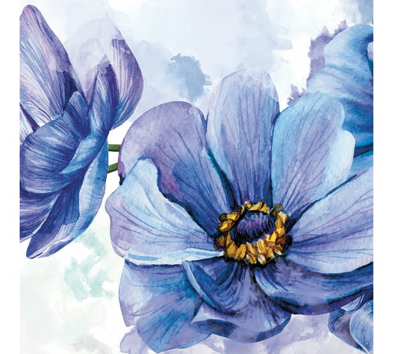 Фреска ООО Ортограф Blue anemones 3x3 м FX_33962
