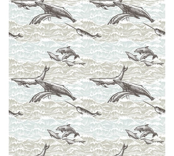 Фреска ООО Ортограф Whales 3x3 м FX_34175