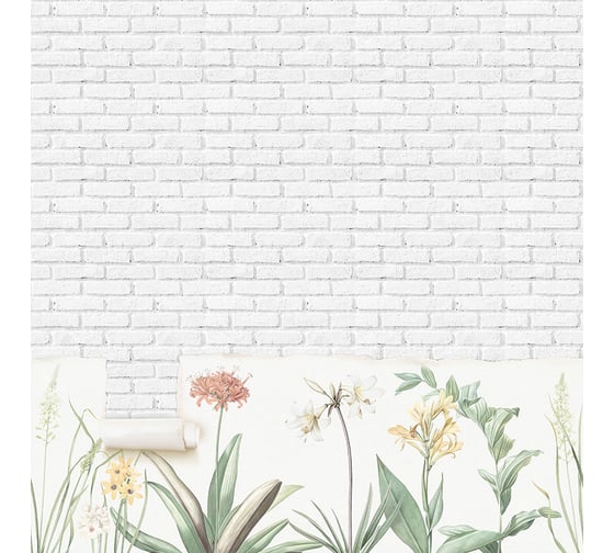 Фреска ООО Ортограф Loft and flowers 3x3 м FX_34179