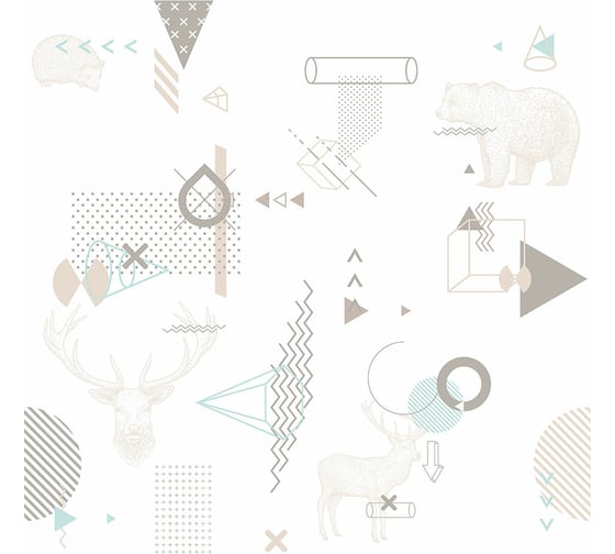 Фреска ООО Ортограф Scandi geometry 3x3 м FX_34164