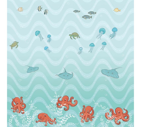 Фреска ООО Ортограф Undersea world 3x3 м FX_34178
