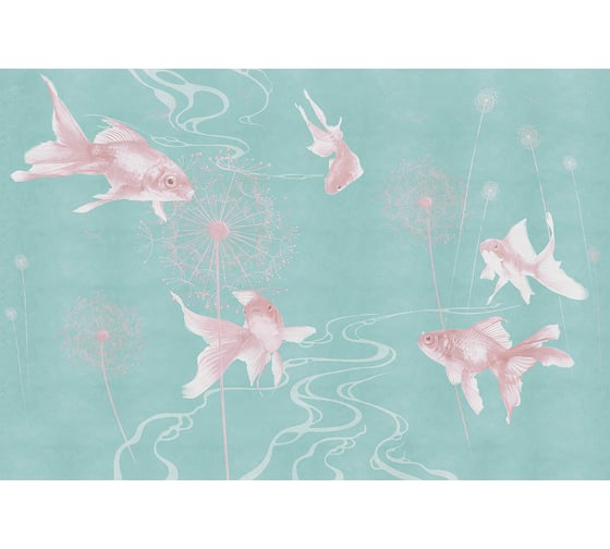 Фреска ООО Ортограф Soaring fish 4x2.7 м FX_33853