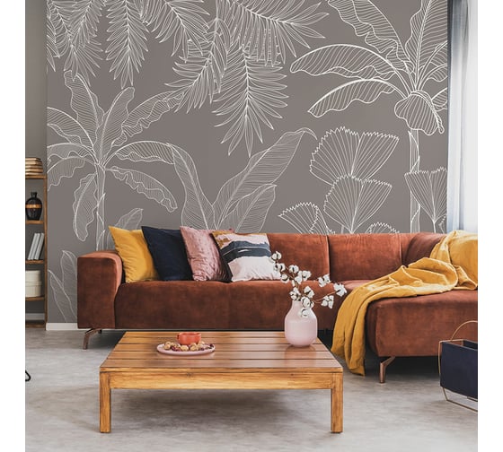 Фреска ООО Ортограф Line flora 4x2.7 м FX_34529 1