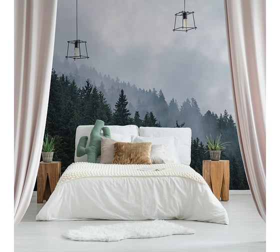 Фреска ООО Ортограф Foggy forest 4x2.7 м FX_34589