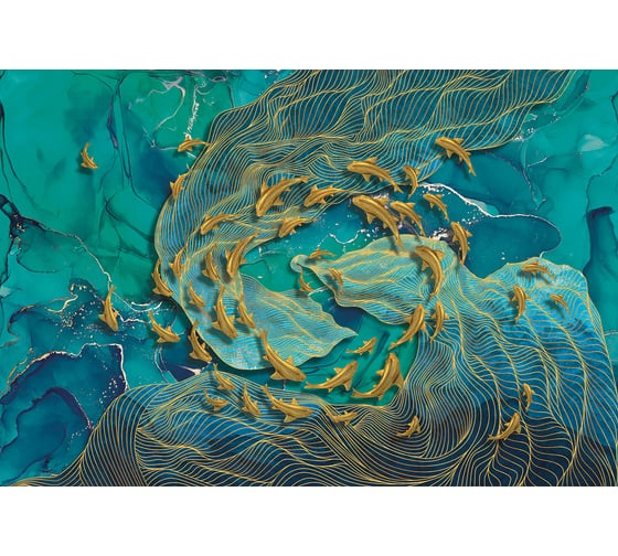 Фреска ООО Ортограф Goldfish 4x2.7 м FX_34560