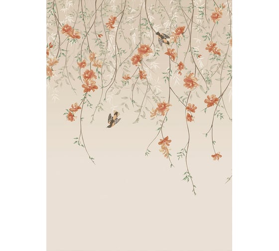 Фотообои ООО Ортограф Delicate flowers 2x2.7 м OF_33932