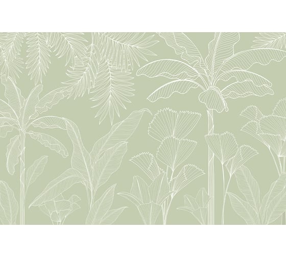Фреска ООО Ортограф Geometric flora 4x2.7 м FX_34531