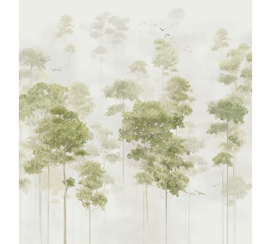 Фотообои ООО Ортограф Trees in the fog 2.58x2.7 м OT-G_34085