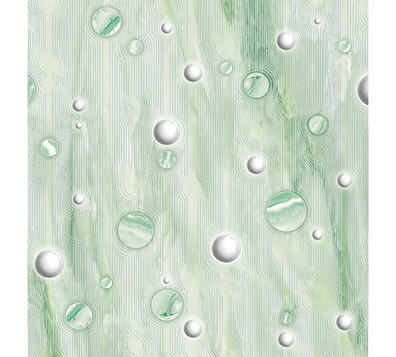 Фотообои ООО Ортограф Bubbles green 2.58x2.7 м OT-G_33986