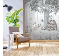 Фотообои ООО Ортограф Медведица и медвежонок 2 2x2.7 м OF_34353