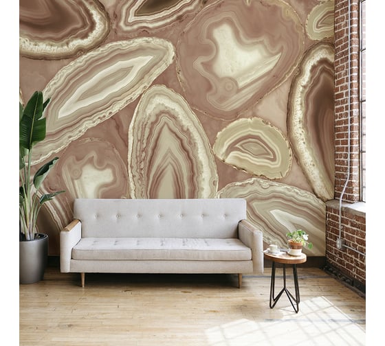 Фотообои ООО Ортограф Agate sepia 2.99x3 м OF_33975 1