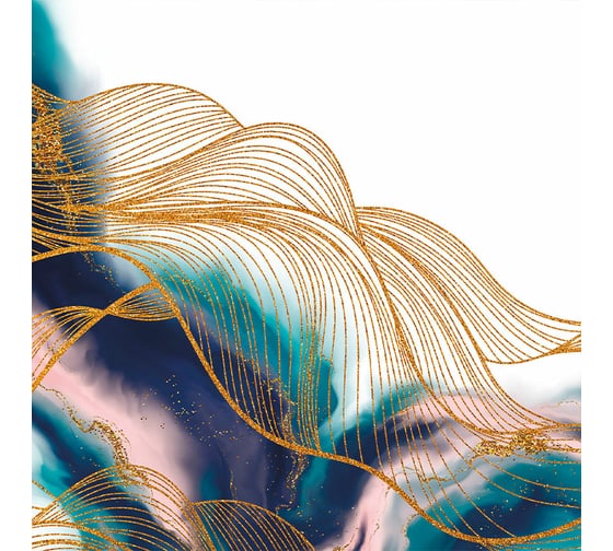 Фотообои ООО Ортограф Colorful waves 2.99x3 м OF_34220