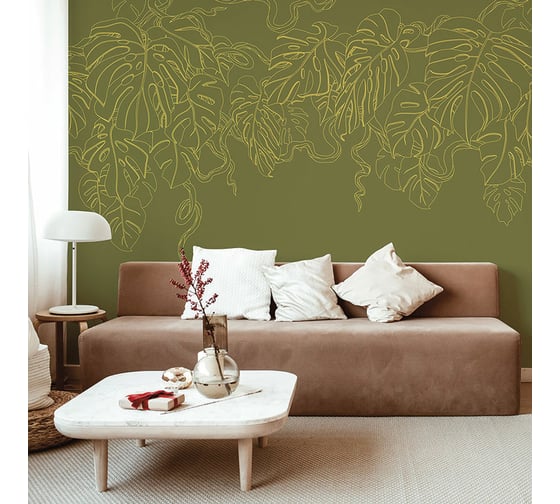 Фотообои ООО Ортограф Monstera green 2.99x3 м OF_34301 1