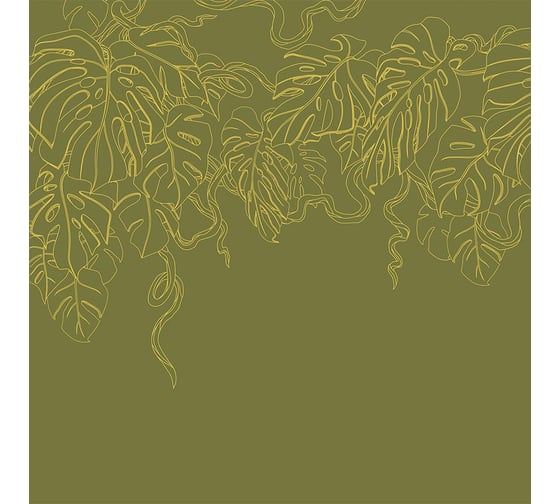 Фотообои ООО Ортограф Monstera green 2.99x3 м OF_34301