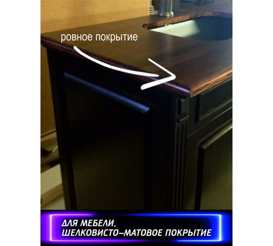 Полиуретановый лак для мебели SAFORA (матовый; 500 мл) ML500