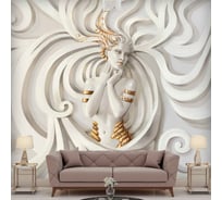 Флизелиновые фотообои Verol Барельеф с девушкой (встык; 300x270 см; моющиеся) 13-ФФО_03116