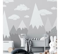Флизелиновые фотообои Verol Серые горы (встык; 300x270 см; моющиеся; детские) 26_ФФО_05295