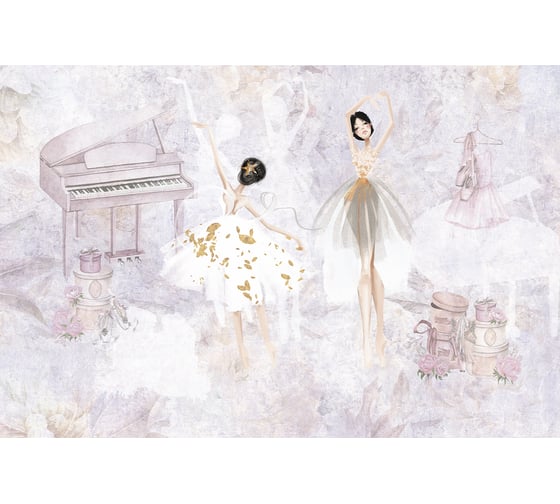 Бесшовные обои Onprint BALLET 3x2.75 м BALLET4.3X2.75 ALLINST