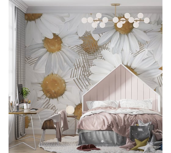 Бесшовные обои Onprint CHAMOMILE GENTLE 3x2,75 м CHAMOMILE GENTLE 3х2,75 ALLINST