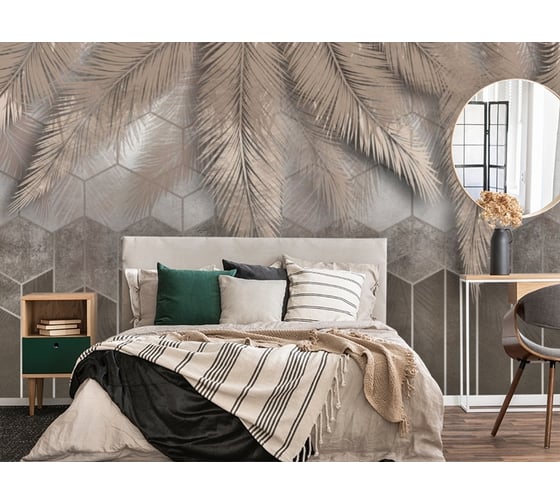 Фотообои 3D Design Studio 3D Роскошная геометрия в теплых тонах TP-045300x270