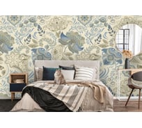 Фотообои 3D Design Studio 3D Цветочная стена с узорами в теплых тонах RS-006300x270