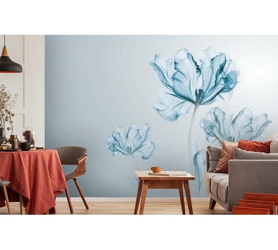Фотообои 3D Design Studio 3D Облачные тюльпаны CD-001300x270 1