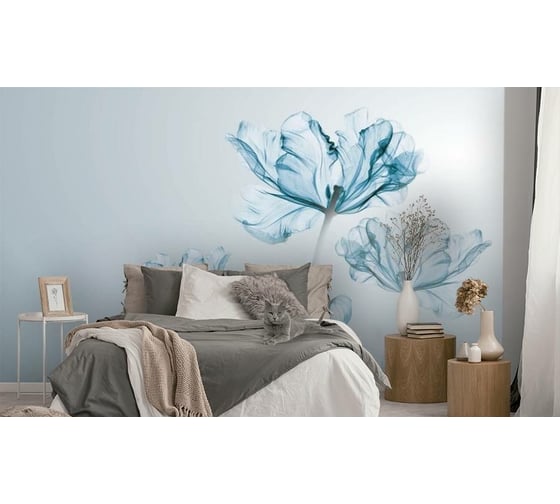 Фотообои 3D Design Studio 3D Облачные тюльпаны CD-001300x270
