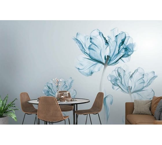 Фотообои 3D Design Studio 3D Облачные тюльпаны CD-001300x270
