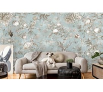 Фотообои 3D Design Studio 3D Винтажный лес в бирюзовых оттенках FN-019300x270