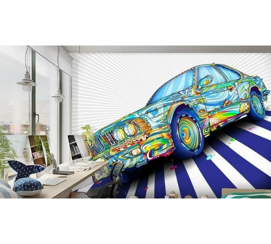 Фотообои 3D Design Studio 3D Красочный бумер GRAF-029300x270