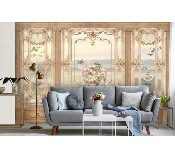 Фотообои 3D Design Studio 3D Стена в античном стиле 400x270 см DR-026_400х270
