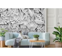 Фотообои 3D Design Studio 3D Объемные листья BR-077300x270