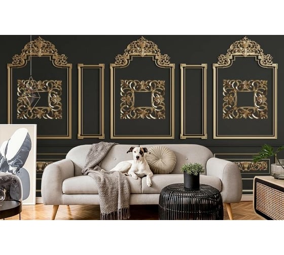 Фотообои 3D Design Studio 3D Фасад с позолотой 400x270 см DR-024_400х270
