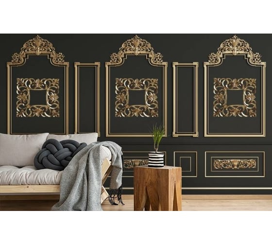 Фотообои 3D Design Studio 3D Фасад с позолотой 400x270 см DR-024_400х270
